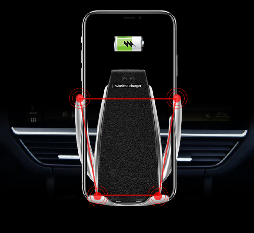 Car Wireless Charger 10W Induction Car Fast Wireless Charging with Car Phone Holder S5