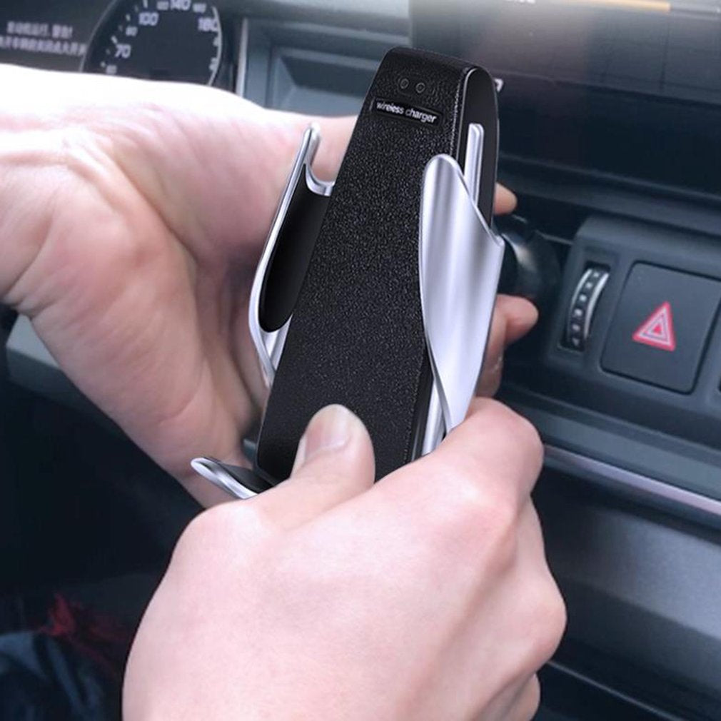 Car Wireless Charger 10W Induction Car Fast Wireless Charging with Car Phone Holder S5