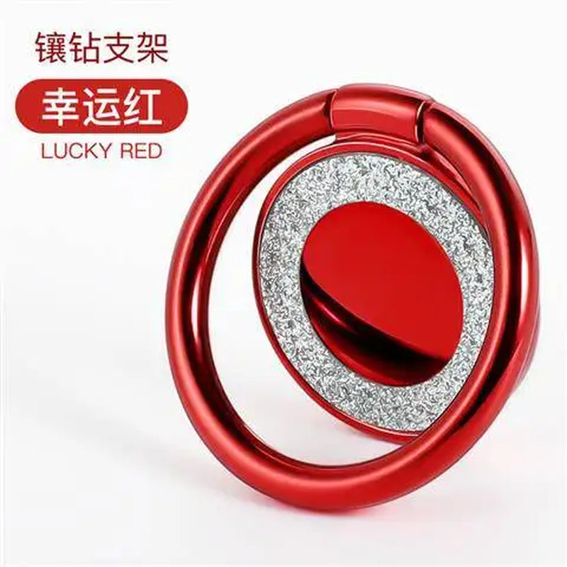 Luxury Metal Mobile Phone Ring Holder Telephone Cellular Support Accessories Magnetic Car Bracket Socket Stand for Mobile Phones