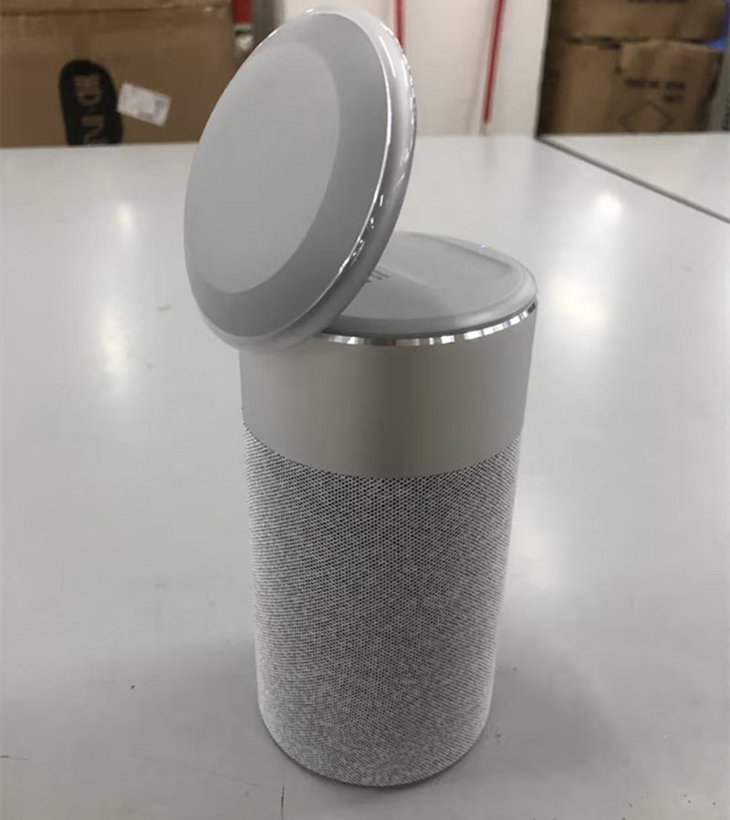 3 in 1 Multi-Function Iphone and Airpods Wireless Charger Portable Bluetooth Speaker with Touch Lamp for Home and Office