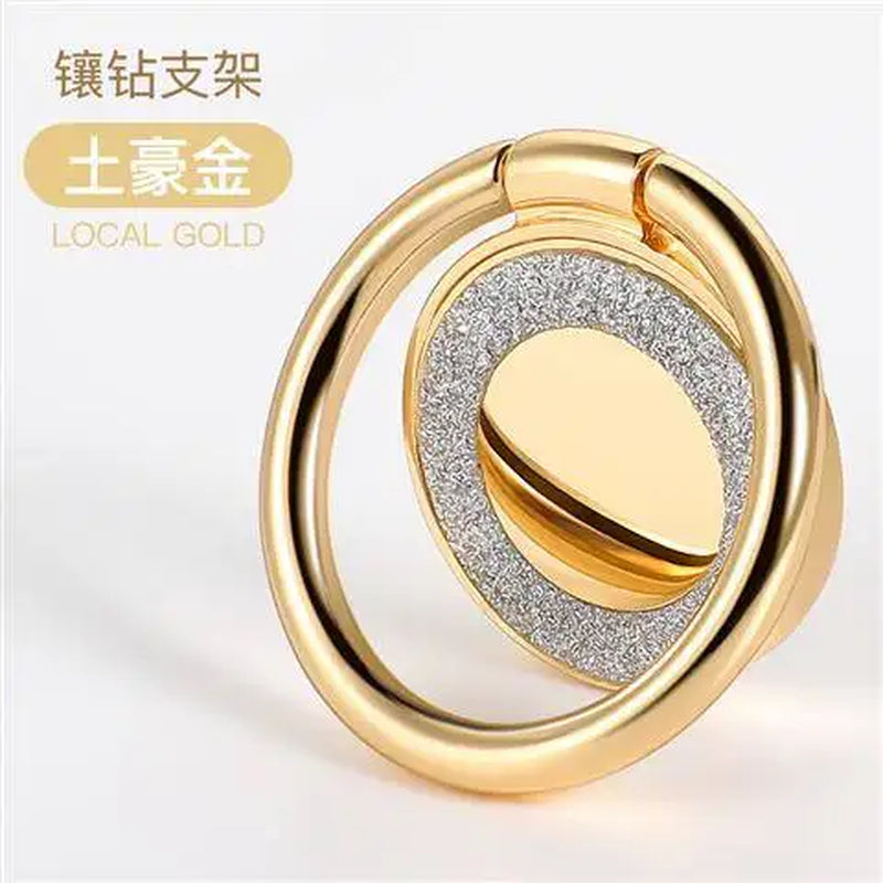 Luxury Metal Mobile Phone Ring Holder Telephone Cellular Support Accessories Magnetic Car Bracket Socket Stand for Mobile Phones