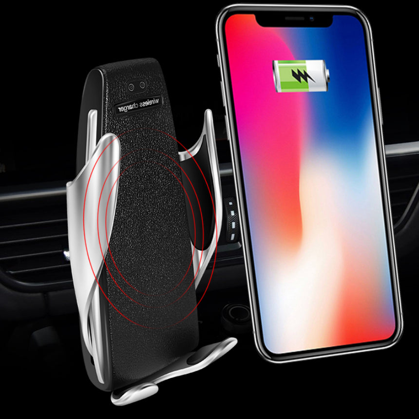 Car Wireless Charger 10W Induction Car Fast Wireless Charging with Car Phone Holder S5