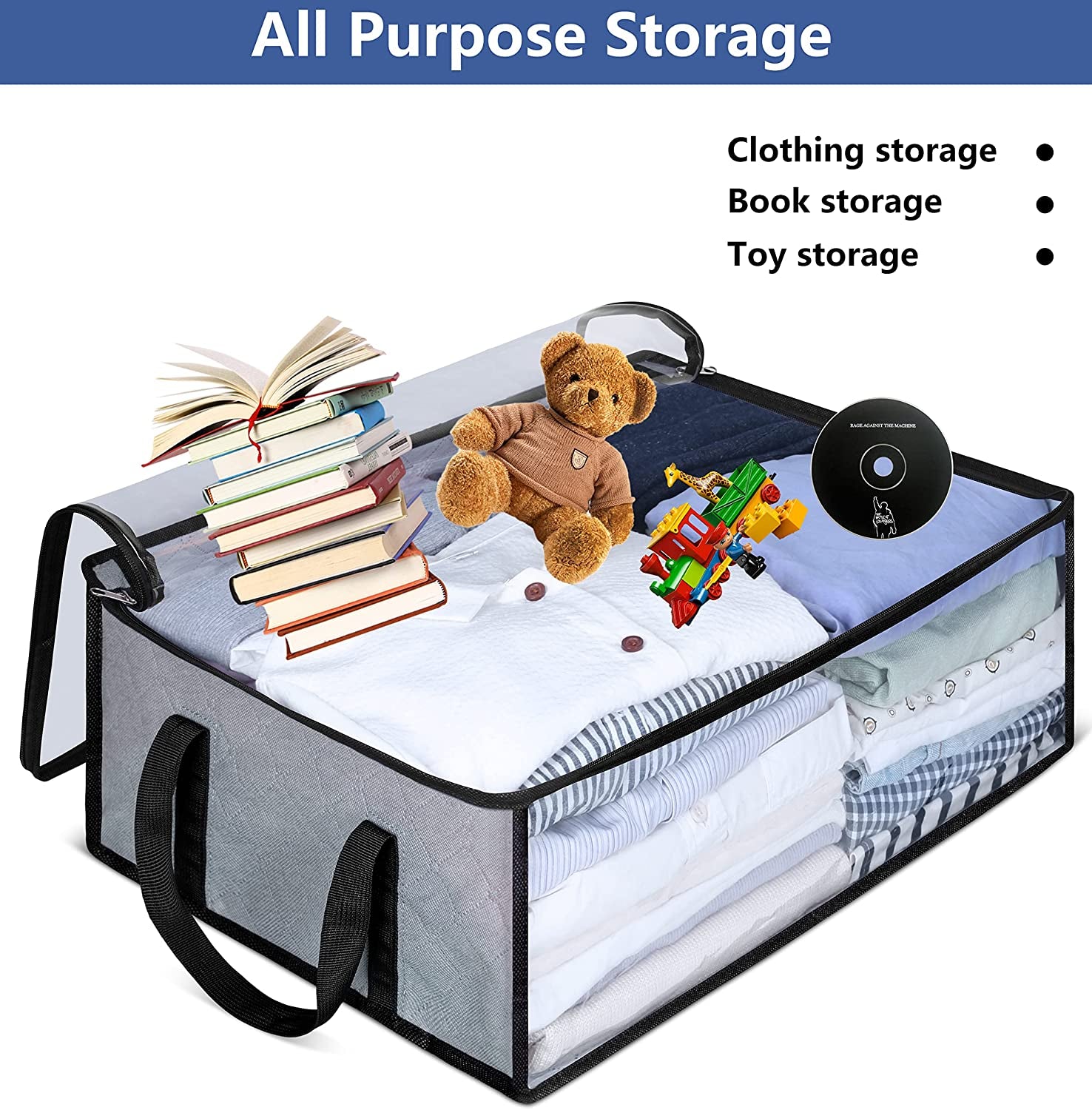Hat Storage for Baseball Caps Organizer, Grey, 5