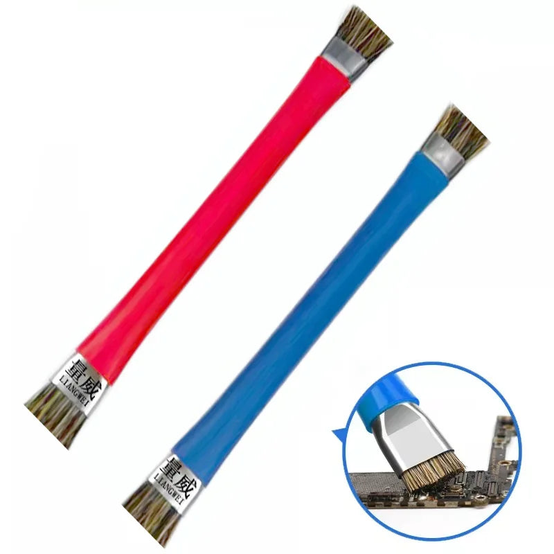 Anti-Static Brush Motherboard PCB Cleaning Brush for Mobile Phone Computer Repair Tools Kit Bristle Brush Steel Brush