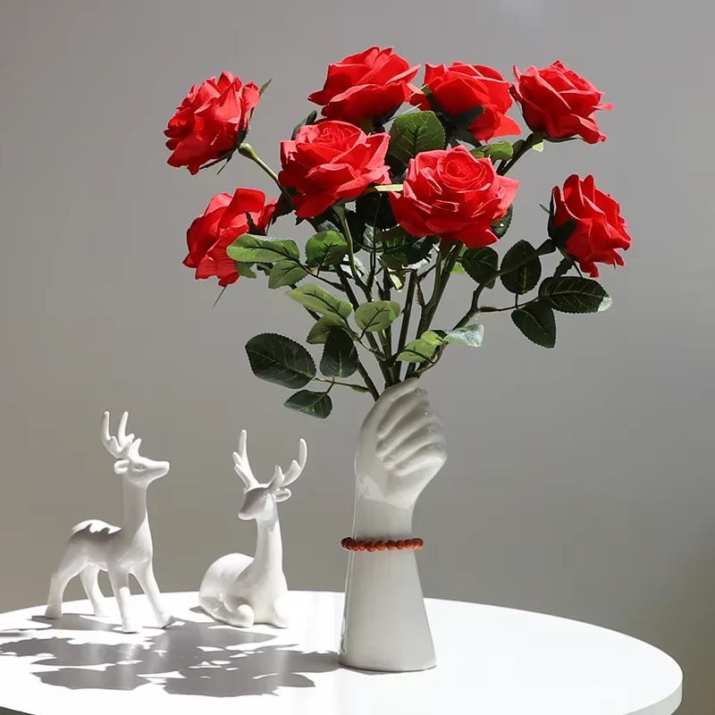 Ceramic Vase Home Decor Flower Pots Planter Banana Home Furnishing Kitchen Restaurant Decoration Vase Creative Home Decor Vase