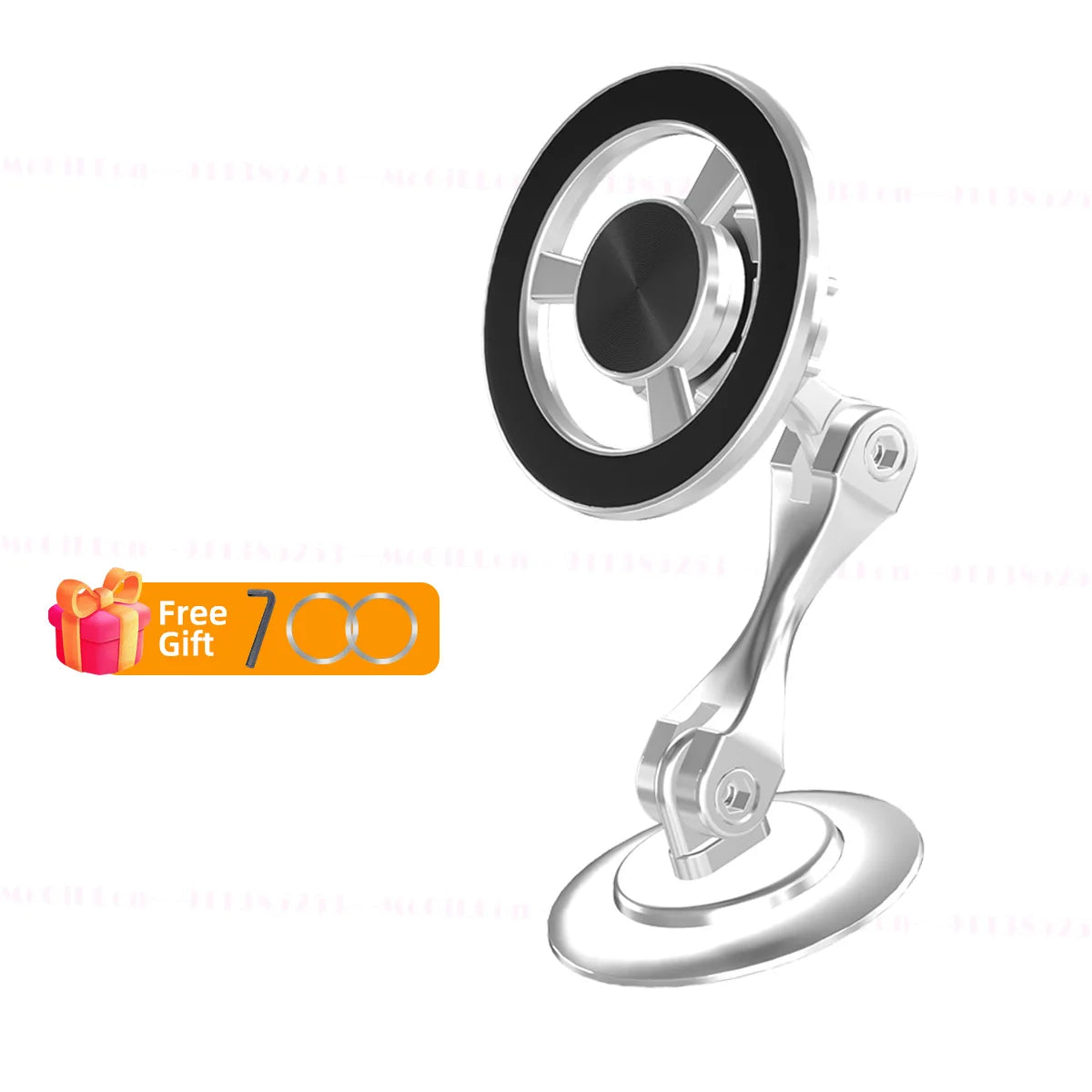 Mcgillon Magsafe 720 Rotate Metal Magnetic Car Phone Holder Foldable Phone Stand Air Vent Magnet Mount GPS Support for All Phone