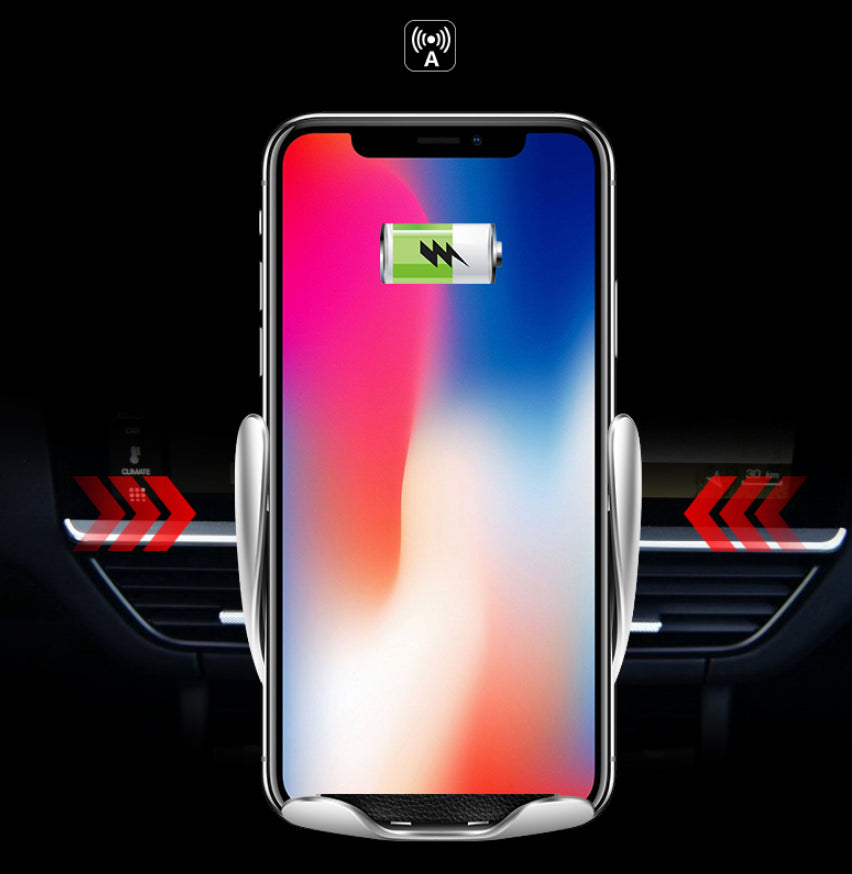 Car Wireless Charger 10W Induction Car Fast Wireless Charging with Car Phone Holder S5