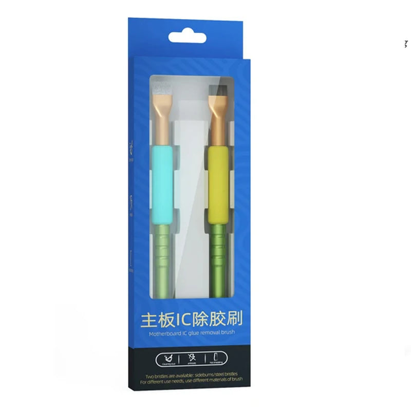 Anti-Static Brush Motherboard PCB Cleaning Brush for Mobile Phone Computer Repair Tools Kit Bristle Brush Steel Brush