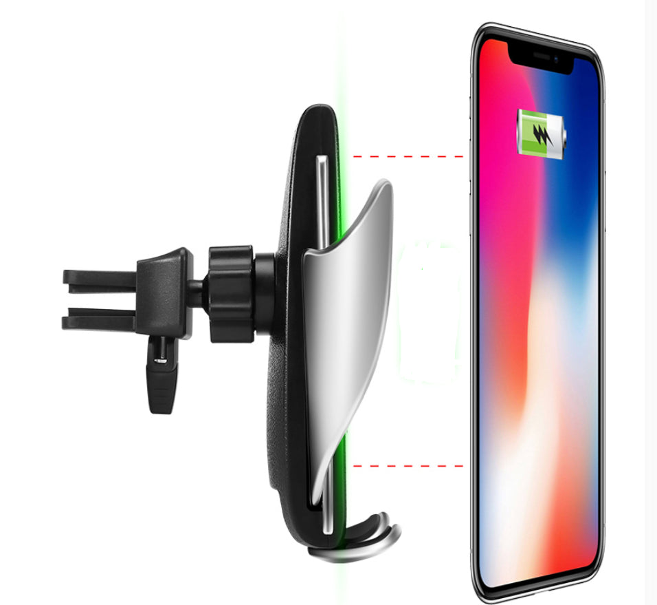 Car Wireless Charger 10W Induction Car Fast Wireless Charging with Car Phone Holder S5