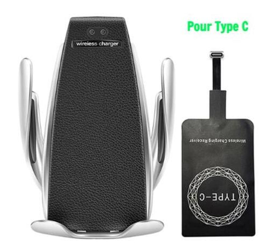 Car Wireless Charger 10W Induction Car Fast Wireless Charging with Car Phone Holder S5