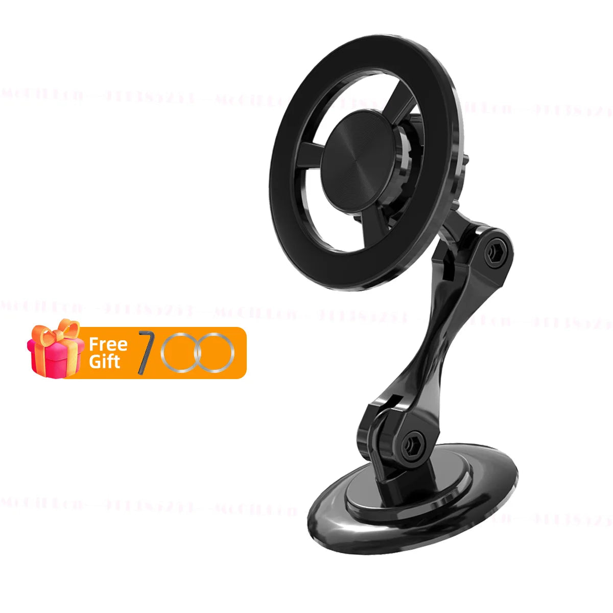 Mcgillon Magsafe 720 Rotate Metal Magnetic Car Phone Holder Foldable Phone Stand Air Vent Magnet Mount GPS Support for All Phone