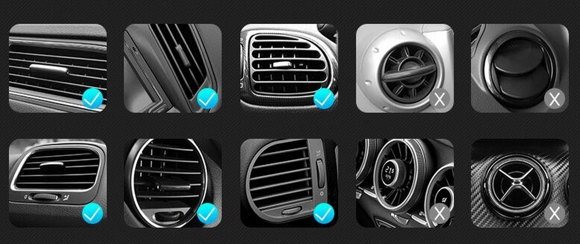 Car Wireless Charger 10W Induction Car Fast Wireless Charging with Car Phone Holder S5